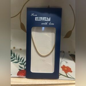 Effy Gold-Tone Necklace & Charm set
